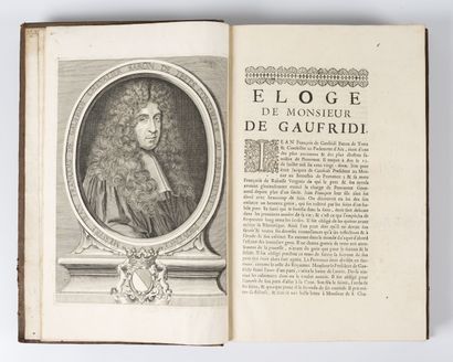GAUFRIDI (Jean-François) Histoire de Provence.
Paris, Osmont, 1723, 2 vol. in-fol....