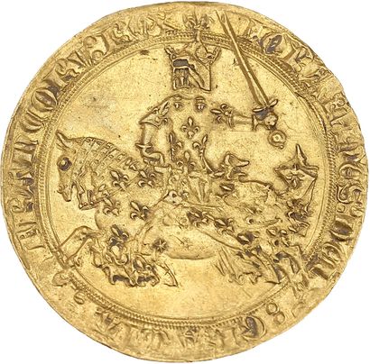 JEAN II, le Bon (1350-1364) JOHN II, the Good (1350-1364)
Franc à cheval. 3,89 g.
The...