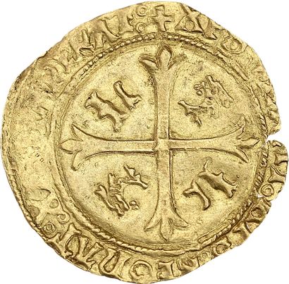 null LOUIS XII (1498-1514)
Écu d'or au porc-épic du Dauphiné. Grenoble. 3,42 g.
Écu...