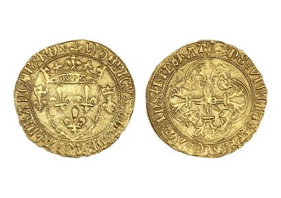 null LOUIS XI (1461-1483)
Écu d'or à la couronne. Bordeaux (diff. : bateau). 3,38...
