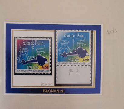 null Importante collection de "Variétés modernes" de France. La plupart des timbres...
