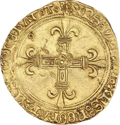 null LOUIS XII (1498-1514)
Écu d'or au soleil de Provence, 3e type. Tarascon (T)....