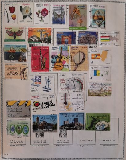 null France faciale jusqu'à 2015 (quelques manques) + timbres du monde.
Dans 18 ...