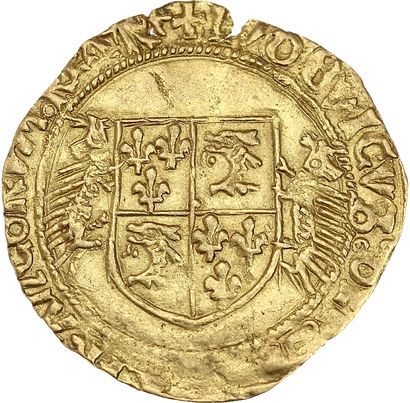 null LOUIS XII (1498-1514)
Écu d'or au porc-épic du Dauphiné. Grenoble. 3,42 g.
Écu...