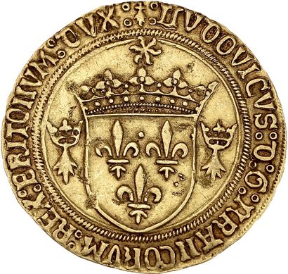 null LOUIS XII (1498-1514)
Écu d'or au soleil de Bretagne. Rennes (R). 3,46 g.
Écu...