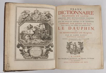 Grand dictionnaire Francois et Latin, enriched...