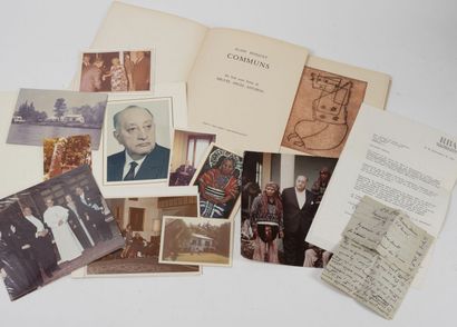 null Set of documentation (photographs, books and letters) about Miguel Angel ASTURIAS.
Bends...