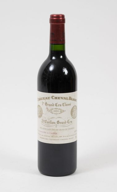 CHÂTEAU CHEVAL BLANC 1 bouteille, 1993.
GCC1 (A) Saint-Emilion.
Niveau goulot.
Petites...