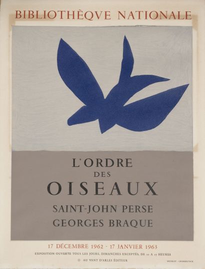 D'après George BRAQUE The Order of the Birds Saint-John Perse, Georges Braque.
Bibliothèque...