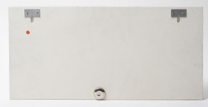 Jean LEGROS (1917-1981) Relief, circa 1970.
Wooden panel, carved and painted in white.
Unsigned.
21,5...