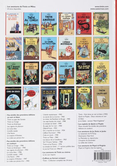 HERGE (1907-1983) Lot of four albums including :
- Tintin Reporter of the small "twentieth"...