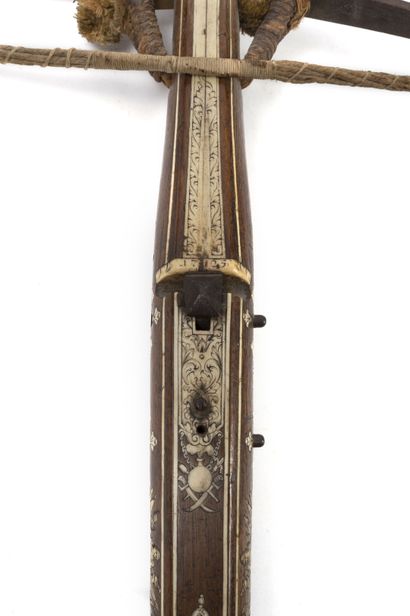 ALLEMAGNE, Saxe, premier tiers du XVIIIème siècle Lightweight target shooting crossbow,...