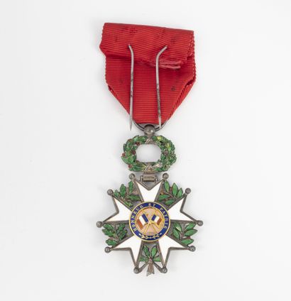 FRANCE, IIIème République Order of the Legion of Honor. 
Knight's star in silver...
