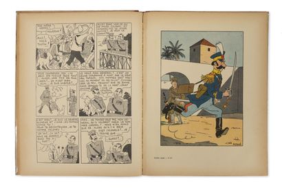 HERGÉ Tintin. 
Volume 6, The Broken Ear.
First edition on the second plate A2, 1937....