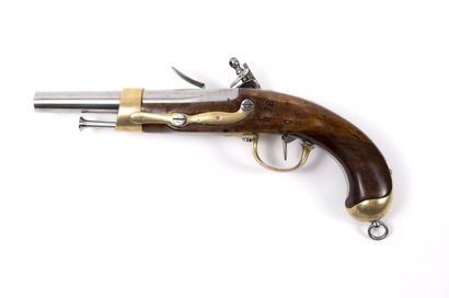 Manufacture impérial de Saint-Etienne Flintlock cavalry pistol, model An XIII.
Lock,...