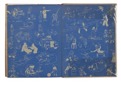 HERGÉ Tintin. 
Tome 6, L'oreille Cassée.
Édition originale au deuxième plat A2, 1937....