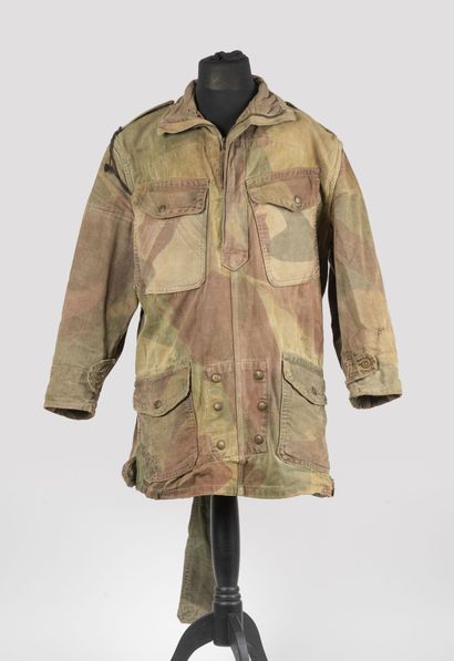 null Denison Smock, 2nd type with its 1945 label, size 3.
With beavertail, missing...