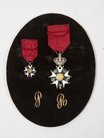 FRANCE, Premier et Second Empires Order of the Legion of Honor.
Two stars of Knight:
-...