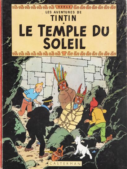 HERGE (1907-1983) Lot of ten albums including: 
The adventures of Tintin. 
- Tintin...