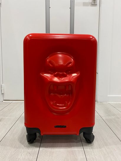 Valise Richard Orlinski Richard Orlinski red suitcase