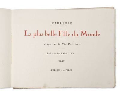 CARLEGLE The most beautiful girl in the world.
Sketches of the Parisian life.
Preface...