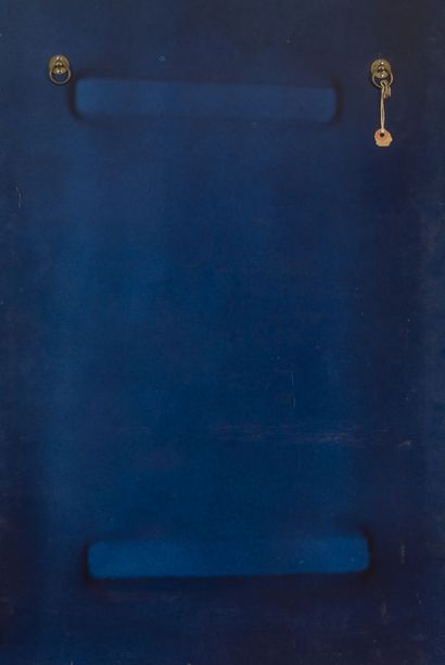 Bernard DUNAND (1908-1998) By your light, 1976.
Lacquer on wood panel.
Signed and...