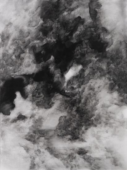 XING Dong (1962) Wu NO.04, 2016.
Encre sur toile
Signée, titrée et datée au dos....