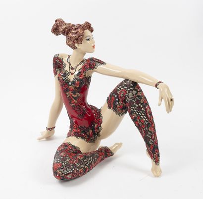 JOSEPHA (1950) Iris.
Model in resin painted with acrylic and varnished with small...