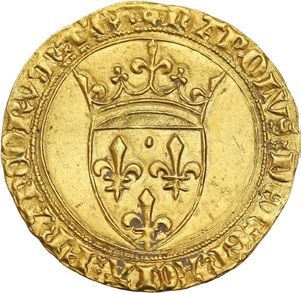 CHARLES VI (1380-1422)
Écu d›or à la couronne,...