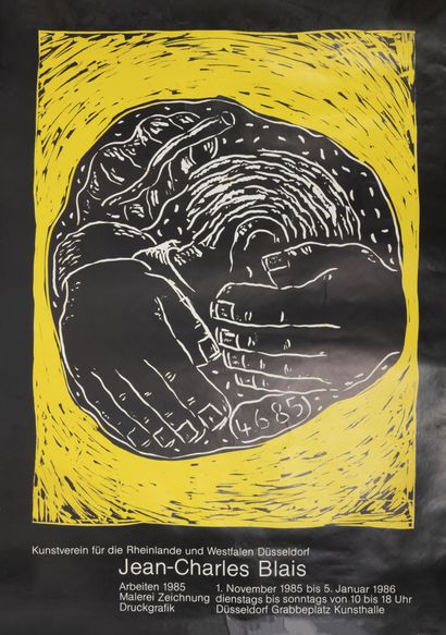 Jean Charles BLAIS (1956) Lot comprenant : 
- Lithographie en couleurs pour l'affiche...