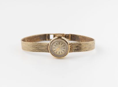 Ladies' wristwatch in yellow gold (585)....