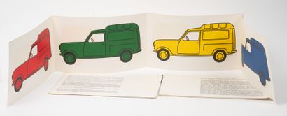 RAYNAUD, Jean-Pierre Rouge, vert, jaune, bleu. P., Musée des Arts Décoratifs, 1972,...