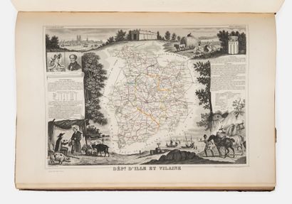 Deux atlas : - V. LEVASSEUR.
Atlas National illustré des 86 départements et des possessions...