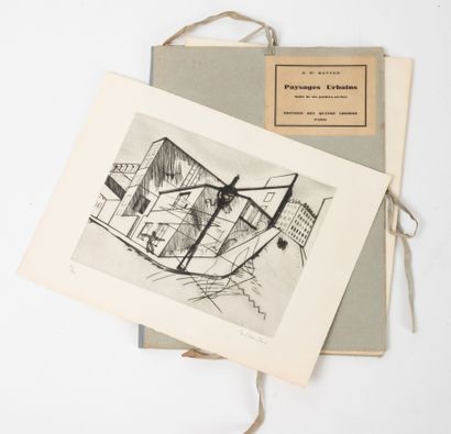 Stanley William HAYTER (1901-1988) Paysages urbains.
Éditions des Quatre Chemins,...