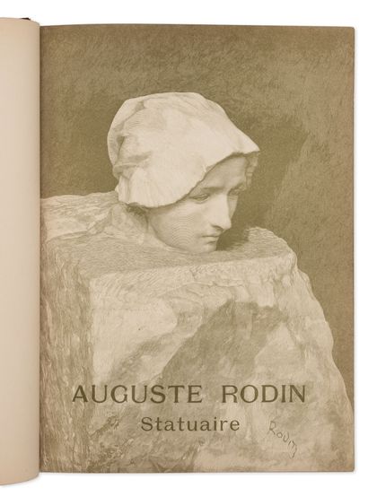 Auguste RODIN (1840-1917) Saint Jean-Baptiste, d'après la statue en plâtre vue de...
