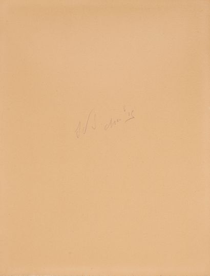 Fernand LEGER (1881-1955) Vase et mandoline, 1950.
Lithographie sur papier contrecollé...