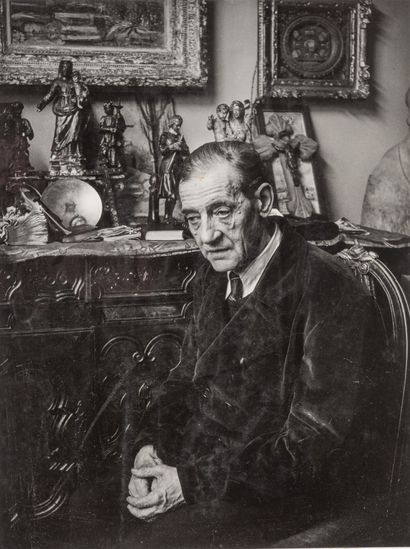 Willy Maywald (1907-1985) Maurice Utrillo chez lui, 1947.
Épreuve argentique, vers... Gazette Drouot