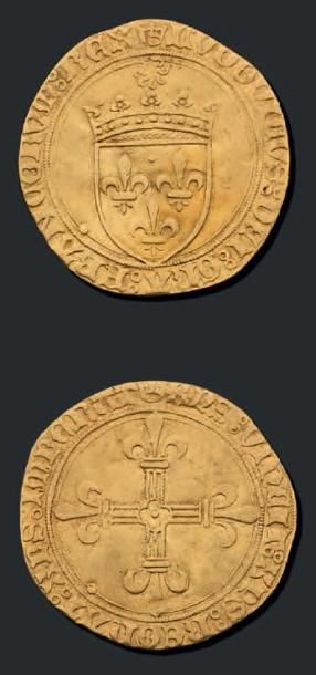 Louis XI (1461-1483) Écu d'or au Soleil. Paris. D. 544. TB à TTB