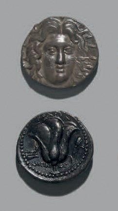null Iles de Carie: Rhodes (230-205 av. J.-C) Tétradrachme - 13,16 g. Tête radiée...