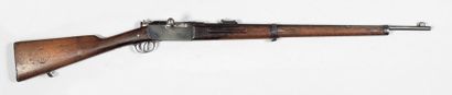null Carabine nationale, type Lebel, à verrou, un coup, calibre 5,5 mm. Crosse en...