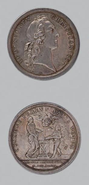 null 20 Médailles historiques en argent et métaux divers XVIIIème et XIXème siècle...