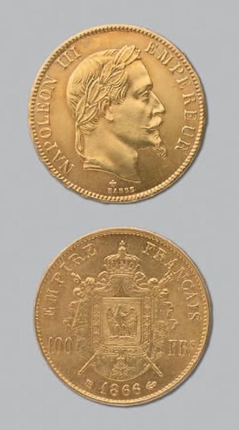 Second Empire (1852-1870) 100 Francs. Napoléon...