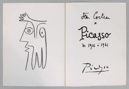 COCTEAU (Jean) Picasso de 1916 à 1961. Lithographie de PICASSO. Monaco, Éditions...
