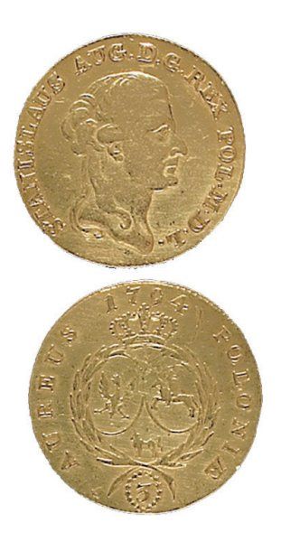POLOGNE Stanislas Auguste (1764-1795) 3 ducats d'or 1794. Fr. 98. TB à TTB.