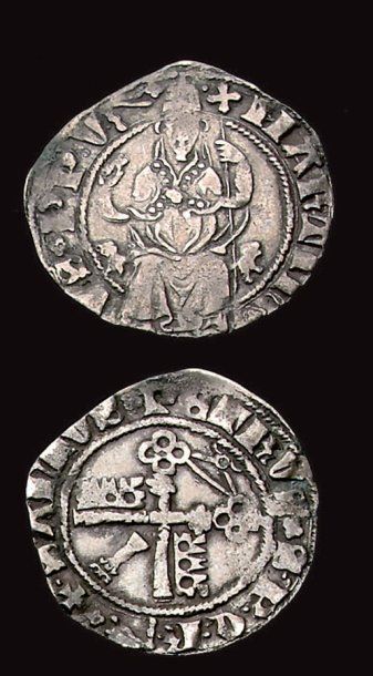 "MARTIN V (1417-1431). Gros. Rome. B. 271." "EUGENE IV (1431-1447). Gros. Rome. B....