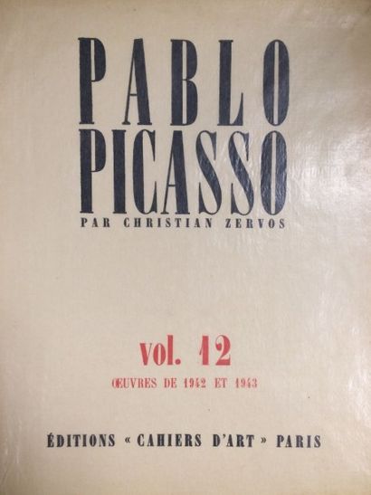 Picasso par Christian Zervos Éditions Cahiers d'art. Paris, 1962, 14 volumes brochés...