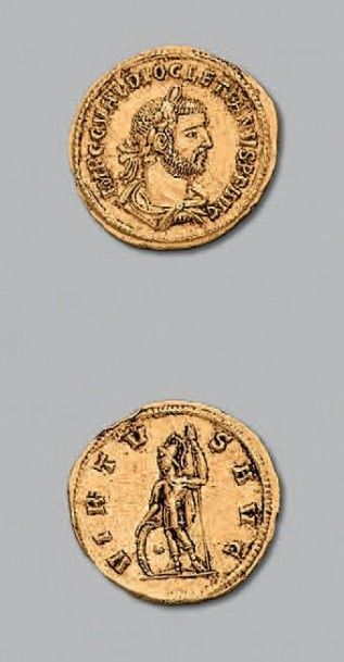 Dioclétien (284 - 305) Auréus. 4,46 g Cyzique...