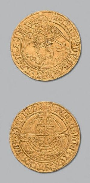 GRANDE BRETAGNE Henri VII (1485 - 1509) Ange d'or. [Fr. 151]. TTB à Superbe.