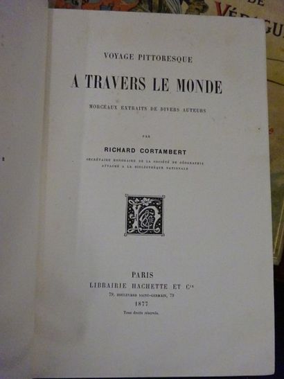 null Lot de 3 volumes: - Cartambert, A travers le monde. - La Russie et les Russes....