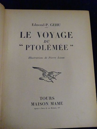 null Gehu, Le voyage de Ptolémée, 1 volume. Usures.